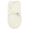 hvidt beige swaddleme svøb babysvøb med lynlås swaddle swaddleme zebra